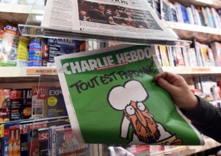 Bốn hiệu sách Bỉ bị đe dọa vì bán ấn phẩm của Charlie Hebdo