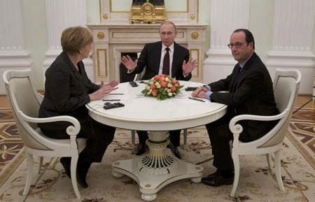 Pháp, Đức chạy đua nỗ lực hòa bình cho vấn đề Ukraine