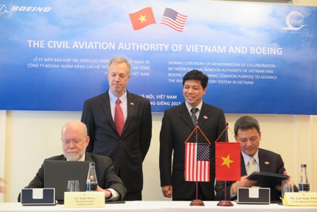 Kỳ vọng thiết lập đường bay thẳng Việt Nam - Hoa Kỳ vào cuối năm 2015