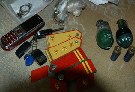 Bắt băng tội phạm dùng lựu đạn chống trả lực lượng chức năng ở Thái Bình